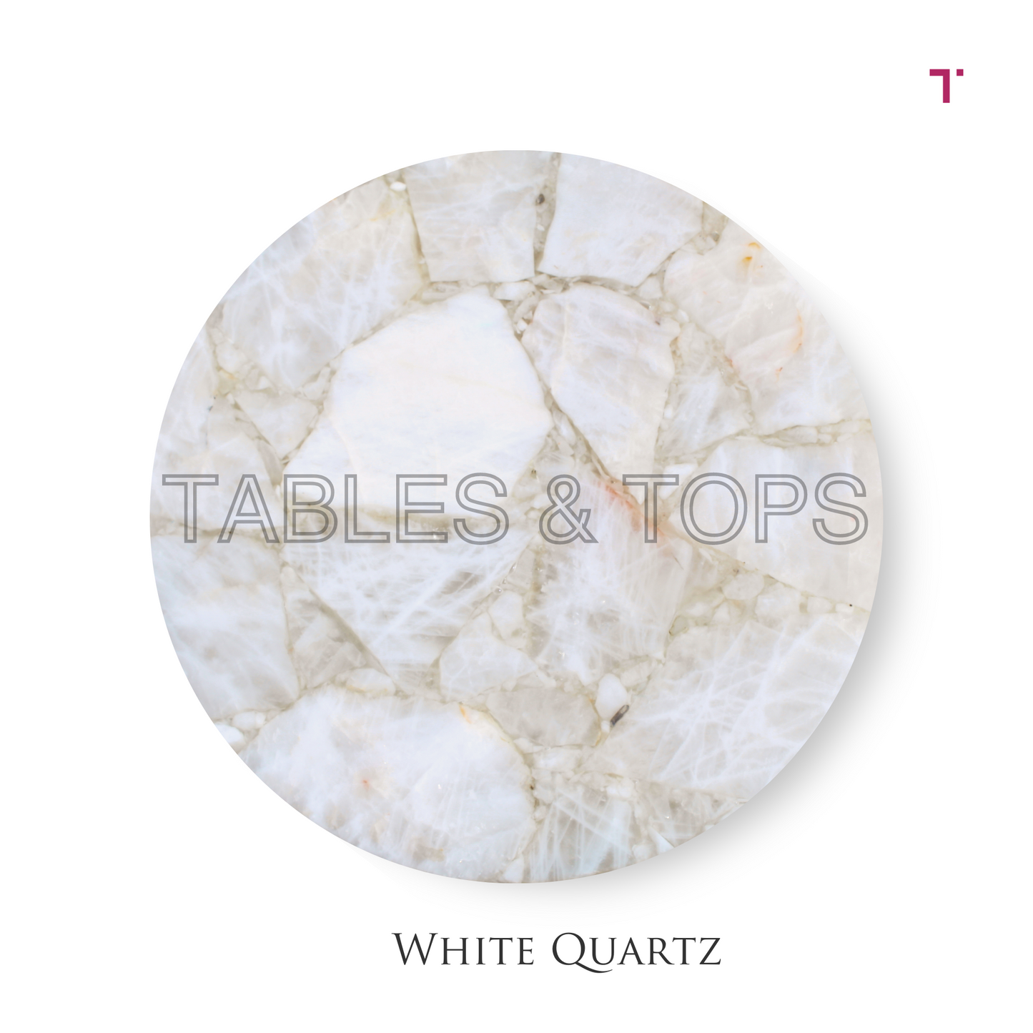 White Quartz Table Top