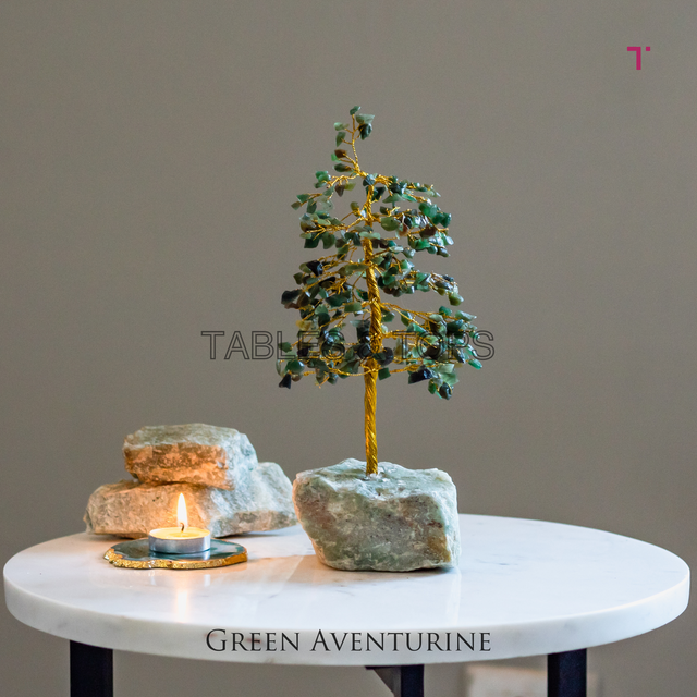 Green Aventurine Gemstone Tree