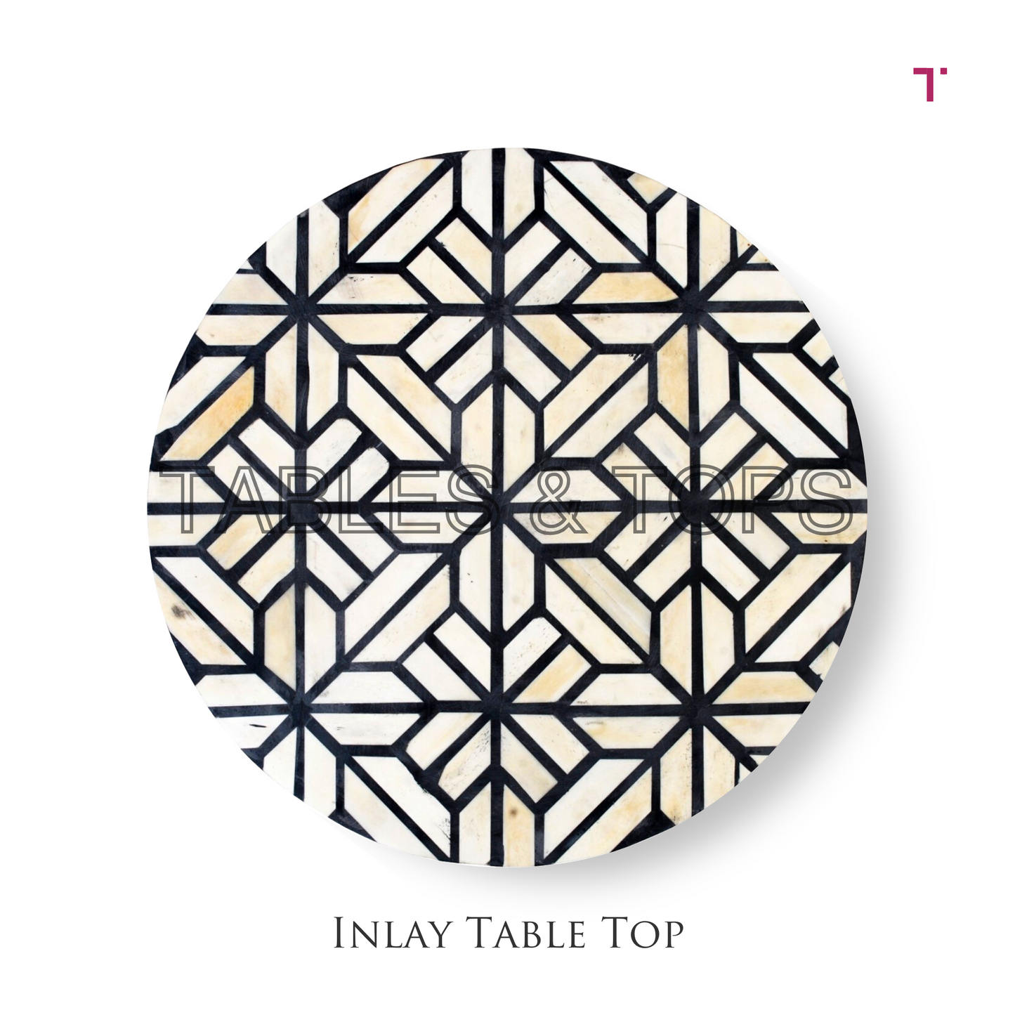 Geometric Flower Table Top