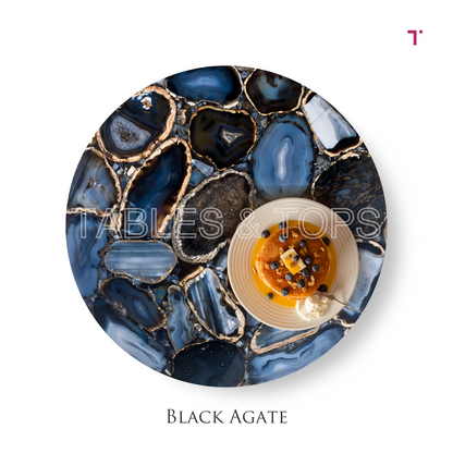 Black Agate Table Top