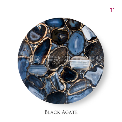 Black Agate Table Top