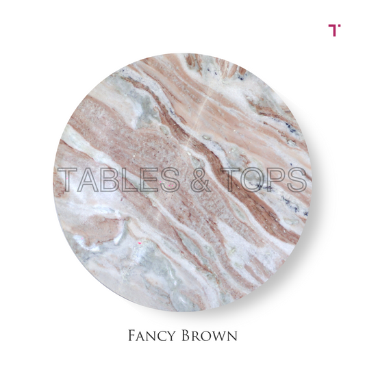 Fancy Brown Table Top