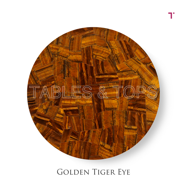 Yellow Tiger Eye Table Top