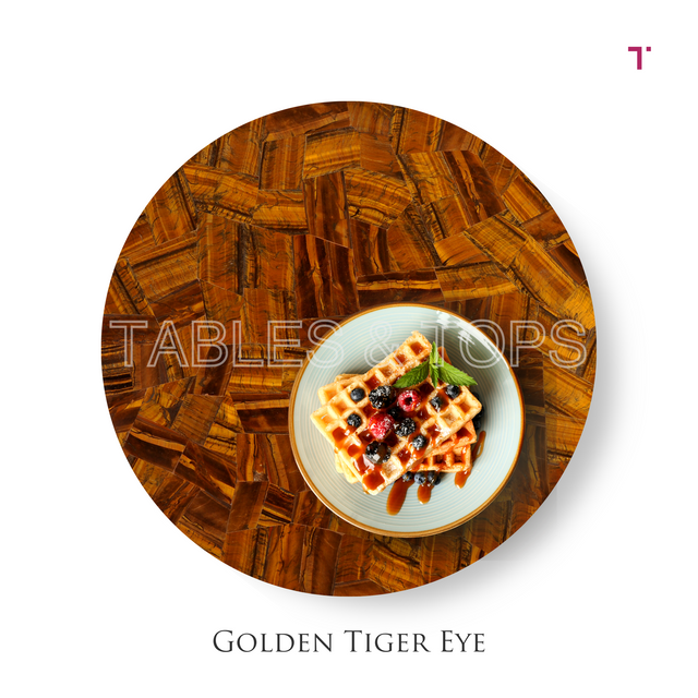 Yellow Tiger Eye Table Top