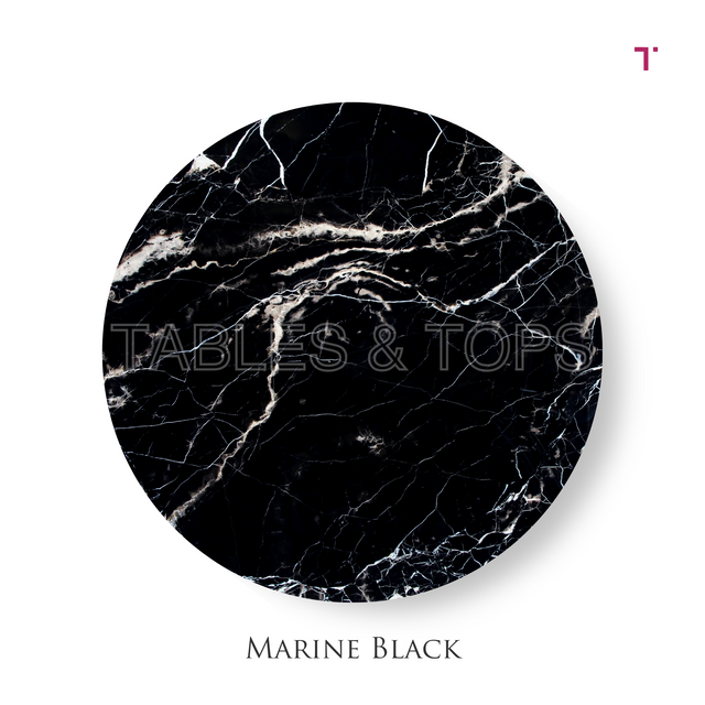 Marine Black Table Top