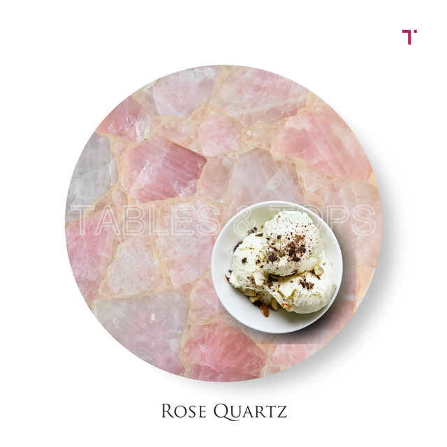 Rose Quartz Table Top
